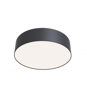 Technical Zon Integrated LED Black Round Ceiling Lamp