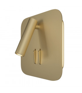 Technical Ios 176 Integrated LED Matt Gold Reading Wall Lamp
