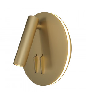 Technical Ios 176 Integrated LED Matt Gold Reading Wall Lamp