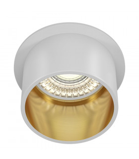 Technical Reif White with Gold Recessed Downlight