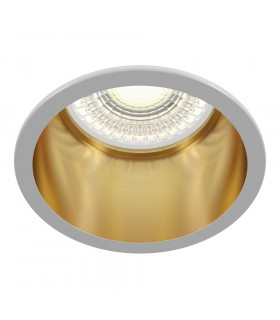 Technical Reif White with Gold Recessed Downlight