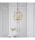 Pescara 4 Light Ceiling Pendant Antique Gold & Silver Leaf-2
