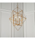 Pescara 4 Light Ceiling Pendant Antique Gold & Silver Leaf-3