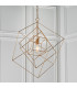 Pescara Pendant Ceiling Light Antique Gold Leaf-3