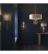 Trento Pendant Ceiling Light Antique Silver Leaf-7