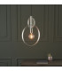 Trento Pendant Ceiling Light Antique Silver Leaf-8