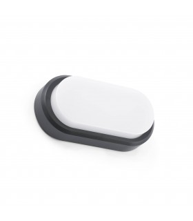 LED Outdoor Wall Light White, Dark Grey IP65 - 1