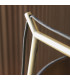 Ravenna Table Lamp Matt Brass Plate & Black Cotton Fabric-4