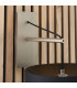 Ravenna Wall Lamp Matt Nickel Plate & Black Cotton Fabric-3