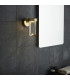 Benevento Outdoor Integrated LED Wall Lamp Brushed Gold Finish & Clear Glass IP44-8