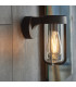 Benevento Outdoor Wall Lamp Matt Black Finish & Clear Glass IP44-9