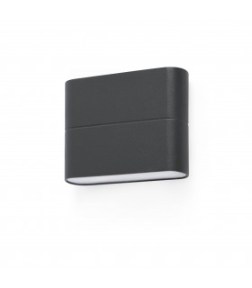 LED Outdoor Small Up Down Wall Light Dark Grey IP54 - 1