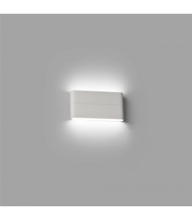 LED Outdoor Large Up Down Wall Light White IP54 - 2