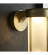 Benevento Outdoor Integrated LED Wall Lamp Brushed Gold Finish & Frosted Glass IP44-5