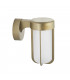 Benevento Outdoor Integrated LED Wall Lamp Brushed Gold Finish & Frosted Glass IP44-6
