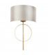 Trento Wall Lamp Antique Gold Leaf & Mink Satin Fabric-6