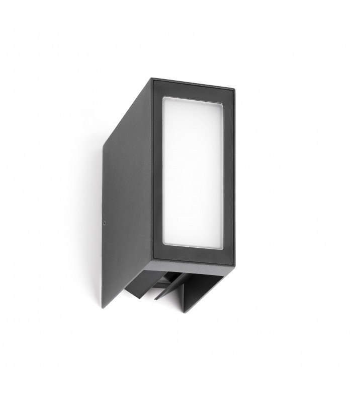 LED Outdoor Wall Light White, Dark Grey IP54 - 1
