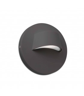 LED Outdoor Wall Light Dark Grey IP44 - 1