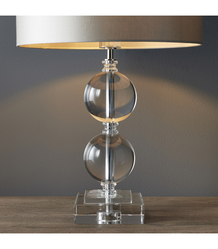 Ortisei Table Lamp Clear Crystal & Chrome Plate-6