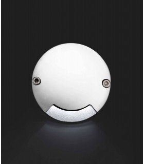 LED One-Way Outdoor Wall / Floor Light Nickel IP67 - 1