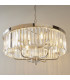 Ascoli 6 Light Ceiling Pendant Bright Nickel Plate & Clear Cut Glass-4