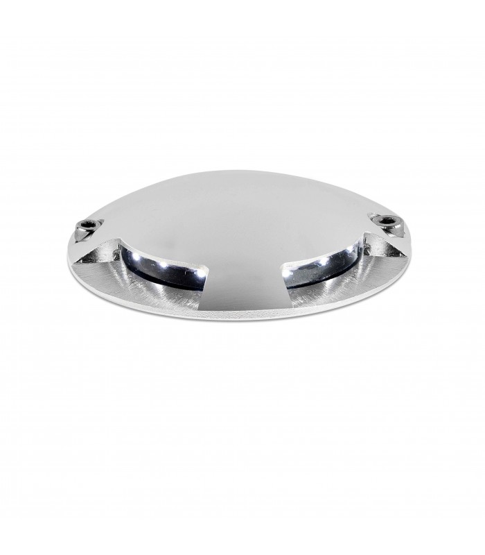 LED Four-Way Outdoor Wall / Floor Light Nickel IP67 - 1