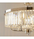 Ascoli 6 Light Ceiling Pendant Bright Nickel Plate & Clear Cut Glass-5