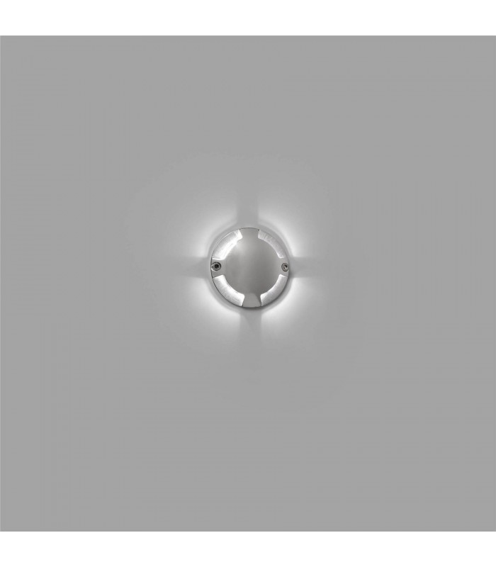 LED Four-Way Outdoor Wall / Floor Light Nickel IP67 - 2