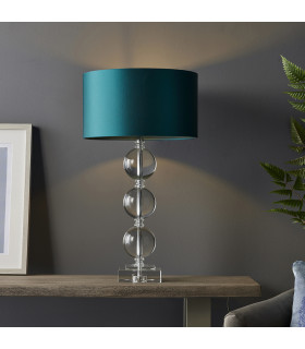 Ortisei Table Lamp Clear Crystal & Chrome Plate-2