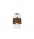 Palermo Pendant Ceiling Light Copper Patina Plate & Clear Glass-1