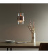 Palermo Pendant Ceiling Light Copper Patina Plate & Clear Glass-2