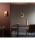 Palermo Pendant Ceiling Light Copper Patina Plate & Clear Glass-3