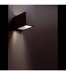 1 Light Outdoor Wall Light Dark Grey IP54, E27 - 2