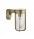 Benevento Outdoor Wall Lamp Brushed Gold Finish & Clear Glass IP44-1