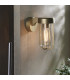 Benevento Outdoor Wall Lamp Brushed Gold Finish & Clear Glass IP44-2