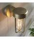 Benevento Outdoor Wall Lamp Brushed Gold Finish & Clear Glass IP44-5