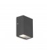 LED Outdoor Wall Light Dark Grey IP44 - 1