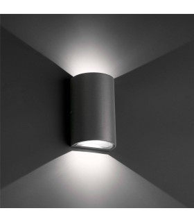 LED Outdoor Up Down Wall Light Dark Grey IP54 - 2