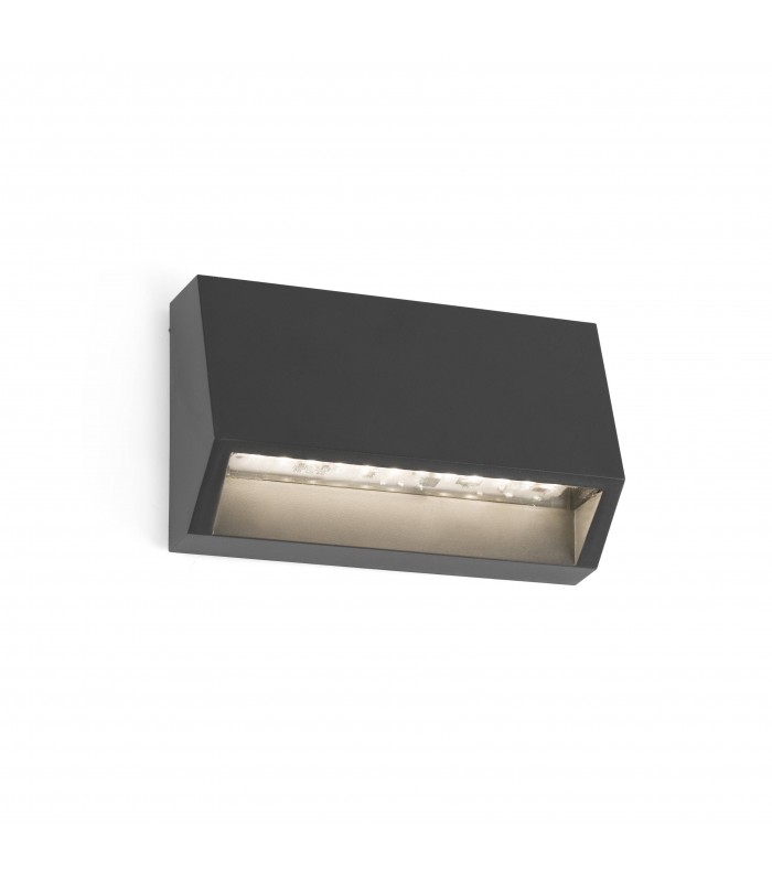 LED Outdoor Small Wall Light Dark Grey IP65 - 1