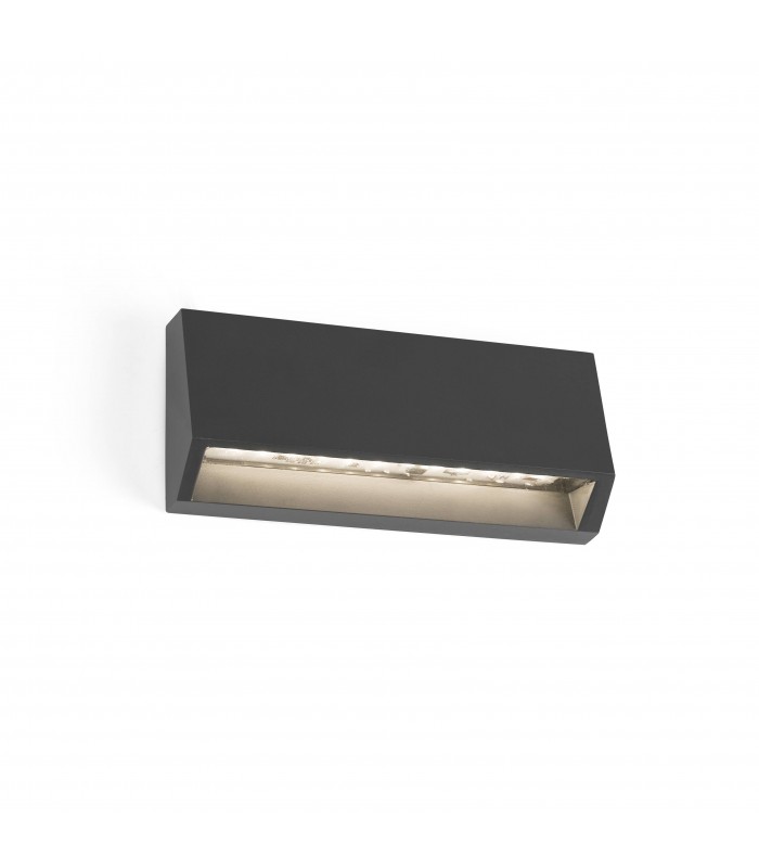 LED Outdoor Medium Wall Light Dark Grey IP65 - 1