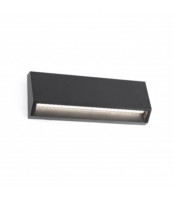 LED Outdoor Large Wall Light Dark Grey IP65 - 1