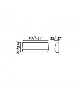 LED Outdoor Large Wall Light Dark Grey IP65 - 2