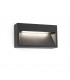 LED Outdoor Wall Light Dark Grey IP44 - 1