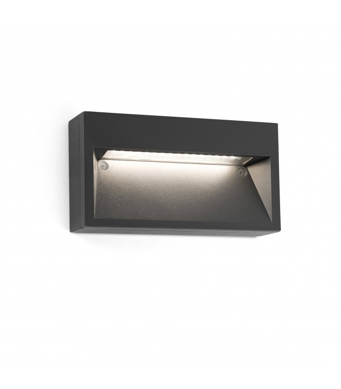 LED Outdoor Wall Light Dark Grey IP44 - 1