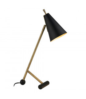 Alta Table Lamp Matt Antique Brass Plate & Matt Black-1