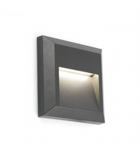 LED Outdoor Wall Light Dark Grey IP65 - 1