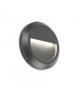 LED Outdoor Wall Light Dark Grey IP65 - 1
