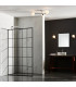 Riomaggiore Bathroom 3 Light Ceiling Semi Flush Chrome Plate & Matt Opal Glass IP44-3