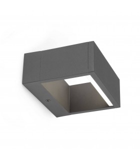 LED Outdoor Wall Light Dark Grey IP54 - 1