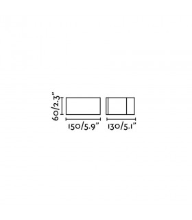 LED Outdoor Wall Light Dark Grey IP54 - 2